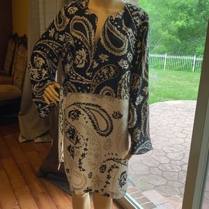 BCBG paisley dress